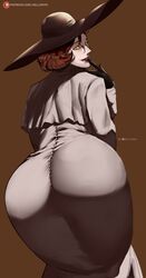 1girls alcina_dimitrescu ass big_ass big_butt female female_only hell904 milf resident_evil resident_evil_8:_village