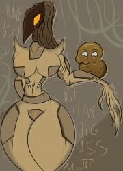 ass assexpansion big big_breasts bigass bigbelly bigbellygirl bigboobs bigbooty bigbreasts bigbutt boob breasts cartoon digitalart digitalpainting fanart female harlanelisson humanoid ihavenomouthandimustscream ihnmaims ihnmaimsam male monster non_binary originalcharacter robot ted trans_female