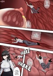 alveoli anatomically_correct big_breasts big_nipples black_hair body_exploration bouncing_breasts breast_vore cutaway disinterested falling giantess huge_breasts imminent_doom inside_view macro micro microscopic milk_ducts nipple_play nipple_vore nipples on_nipple sombertiny sweater tiny_male unaware unaware_pred uninterested vore white_sweater