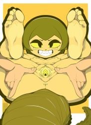 2d 2d_(artwork) 2d_artwork alligator anus ass asshole barefoot breasts breasts_out color colored feet feet_fetish feet_focus feet_up female female_focus foot_fetish foot_focus gator genitals human lizard lizard_girl lizard_humanoid newworld9 pussy scales scalie vagina
