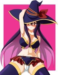 armpits belly breasts panties sentai_red_ga_isekai_de_boukensha_ni_naru spread_legs witch yihdra_arvoln