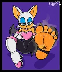 2023 5_toes absurd_res anthro barefoot bat bat_wings blarf022 boots breasts cleavage clothed clothing feet female foot_fetish footwear hi_res mammal membrane_(anatomy) membranous_wings one_boot_on rouge_the_bat sega shoes smelly smelly_feet soles solo sonic_(series) sonic_the_hedgehog_(series) toes wings