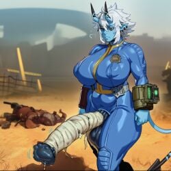 1futa 2d ai_generated ass balls big_ass big_balls big_breasts big_butt big_cock big_penis big_testicles bigger_female blue_body blue_skin bodysuit breasts cock colored_skin covered_nipples cuffs cuffs_(clothing) demon demon_futa demon_girl demon_horns demon_tail earrings erection fallout female flaccid futa/female futa_only futa_with_female futanari gigantic_cock gigantic_penis horns horse_penis horsecock horsecock_futa huge_balls huge_breasts huge_cock huge_testicles jewelry jumpsuit large_ass large_balls large_breasts large_butt large_cock large_penis large_testicles large_thighs massive_breasts massive_cock massive_penis nipple_bulge nipples_visible_through_clothing oni oni_female oni_futa oni_horns onilapper outdoors penis piercing pip-boy pointy_ears short_hair size_difference smaller_futa solo solo_futa soukaku_(zenless_zone_zero) tail testicles thick_ass thick_butt thick_cock thick_penis thick_thighs thighs uncensored vault_suit veins weapon white_hair zenless_zone_zero