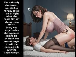 ai_generated bed bedroom busty dominant_female forced forced_sex incest mature milf mother mother_and_child mother_and_son night reverse_rape son_and_mother tagme video woman_on_top