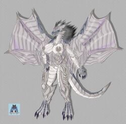 2026 breasts dragon dragon_girl female female_only mangakitsune2 pussy tagme wings