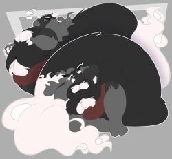 bbm big_breasts big_penis breasts busty_boy castdraws_(artist) cleavage huge_breasts huge_cock overweight penis tagme thick_thighs wide_hips