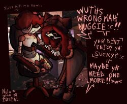 bandage cum cum_in_mouth disassembly_drone dissappointed_look dubcon dubious_consent english_text flaccid fresh_wounds humiliation limbless male missing_eye murder_drones nugget nulogonepostal office_chair red_hair sad salami(nulogonepostal) self_upload shame unusual_genitalia worker_drone wound