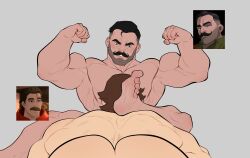 ass bara big_ass big_butt blowjob bubble_ass bubble_butt butt daddy dat_ass dat_butt dilf dispatch_(game) fat_ass fat_butt fellatio flexing_bicep flexing_both_biceps gay huge_ass huge_butt large_ass large_butt male male_only moustache muscular muscular_male oral phenomaman punch_up_(dispatch) round_ass round_butt rumpletumple1 small_dom_big_sub sucking sucking_penis thick_ass thick_butt