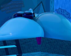 3d allthingsmassive ass_expansion bbw big_ass big_belly blue_diamond_(steven_universe) blue_eyes blue_hair blue_skin dialogue glamrockchatty huge_ass hyper hyper_ass hyper_butt ssbbw steven_universe ussbbw