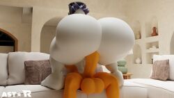 3d 3d_(artwork) big_ass big_ass_(male) big_butt big_butt_(male) blender blender_(software) blender_cycles gay hyper_ass male male/male male_only miles_tails_prower murder_drones n_(murder_drones) render sonic_(series) sparkliiastor tails tails_the_fox yaoi