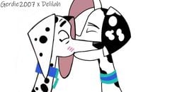 101_dalmatian_street 101_dalmatians anthro danny_(101_dalmatians) delilah_(101_dalmatians) disney fan_character