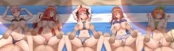 5boys 5girls ahoge areolae arms_above_head arms_behind_back arms_tied arms_tied_above_head arms_tied_behind_back arms_up bare_shoulders beach beach_towel belly belly_button big_breasts bikini bikini_bottom bikini_bottom_around_leg bikini_bottom_aside bikini_top bikini_top_lift black_bikini black_swimsuit blue_eyes blush bondage brown_hair censored erect_penis erection fanbox_reward female female/male female_focus fit fit_female go-toubun_no_hanayome green_bikini green_headband green_swimsuit group group_sex hair_between_eyes hair_ribbons hands_on_breasts headband high_resolution highres komainu_(yamaha1997) large_breasts legs_apart long_hair male male_pubic_hair mosaic_censoring nakano_ichika nakano_itsuki nakano_miku nakano_nino nakano_yotsuba nipple_grab nipple_pinch nipple_play nipples paid_reward paid_reward_available penis penis_in_pussy pink_hair pink_nipples pubic_hair purple_bikini purple_swimsuit pussy quintuplets red_bikini red_eyes red_swimsuit rope rope_bondage sex short_hair sisters slim_waist spread_legs stomach straight thick_thighs thighs vagina vaginal_penetration vaginal_sex wrists_tied