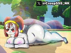 1girls areolae ass barefoot big_breasts big_butt breasts completely_nude completely_nude_female creep555nk female female_only full_body naked naked_female nipples nude nude_female pomni_(beach_outfit) pomni_(tadc) pomni_(the_amazing_digital_circus) rule34 solo solo_female tadc the_amazing_digital_circus