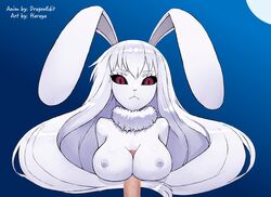 1girls absurd_res animal_ears animated anthro big_breasts blush bodily_fluids boobjob bouncing_breasts breasts bukkake bunny_ears bunny_girl cum cum_on_face dragonedit female fur hair hi_res humanoid male mammal navel nipples no_sound nude one_piece open_mouth paizuri pink_nipples pink_nose rabbit rabbit_ears rabbit_girl shounen_jump source_request sulong_carrot video white_body white_fur