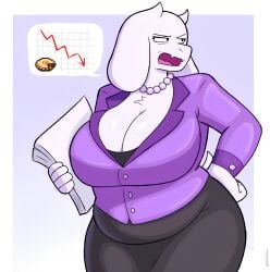 toriel from deltarune by sketchfins