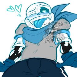 1boy 2d blue_tongue fangs hearts humanoid lizheru lizherubones male male_only one_eye_closed sans sans_au solo star_eyes tagme tongue tongue_out underswap underswap_sans undertale_(series) undertale_au undertale_fanfiction