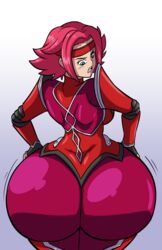 axel-rosered big_butt butt code_geass huge_butt jumpsuit kallen_stadtfeld large_butt