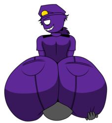 ass ass_focus ass_grab ass_squeeze ass_squish big_butt facesitting femboy five_nights_at_freddy's hyper hyper_ass jean_shorts looking_back looking_pleasured lt03official male male_only ponytail purple_guy purple_guy_(fnaf) purple_hair purple_skin smiling tagme vincent_(fnaf) william_afton