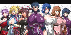 2d 6girls big_breasts blue_hair bodysuit cleavage igawa_asagi koukawa_asuka mama_wa_taimanin milf mizuki_yukikaze multiple_girls shinganji_kurenai tagme taimanin_(series) taimanin_asagi taimanin_asagi_3 taimanin_asagi_zero taimanin_kurenai taimanin_murasaki taimanin_yukikaze yatsu_murasaki yoshizawa_kana