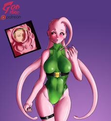 absorption assimilation cammy_white corruption dragon_ball dragon_ball_z eye_color_change female godvore goo goo_transformation leotard majin_buu pink_goo possession skin_color_change street_fighter transformation