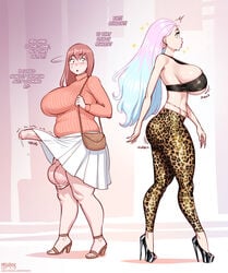 1futa 1girl1futa 1girls 2020s 2021 artist_name ashley_(fellatrix) ass balls bbw big_ass big_balls big_belly big_breasts big_butt big_penis bimbo bocas_top breasts bubble_ass bubble_butt butt canon_couple chubby chubby_futanari couple dated earrings english_text erection erection_under_clothes erection_under_skirt excessive_scrotal_skin fellatrix female full-package_futanari futa_with_female futanari getting_erect heels high_heels huge_breasts huge_cock ineffective_clothing jiggle long_fingernails lovers married married_couple milf mother multicolored_hair open_toe_shoes original original_character outdoors penis penis_under_skirt pink_nails platform_heels public sarah_(fellatrix) stiletto_heels sudden_erection testicles text text_bubble thick_thighs unretracted_foreskin very_high_heels voluptuous wide_hips wife_and_wife wiggle wiggle_lines