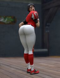 1girls 3d ass avstral blitz_(fortnite) football_uniform fortnite fully_clothed tagme