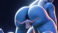 3d analingus ass blue_diamond_(steven_universe) endlessillusion female gem_(species) giantess larger_female male pussy size_difference steven_universe tagme thick_thighs unseen_male_face