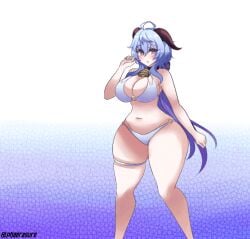 alphaerasure animated ass ass_bigger_than_body ass_bigger_than_head ass_expansion ass_growth before_and_after bell bikini blue_hair blush blush breast_expansion breast_growth breasts breasts_bigger_than_body breasts_bigger_than_head breasts_bigger_than_torso bulge bulging_breasts cowbell expansion expansion_sequence ganyu_(genshin_impact) genshin_impact growth growth_sequence hip_expansion hips hips_wider_than_shoulders horn horns hyper hyper_ass hyper_breasts hyper_thighs large_ass large_breasts massive_breasts massive_thighs ring solo solo_female solo_focus standing surprise surprised thigh_expansion thighs transformation watermark wide_hips