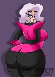 cartoony commission daisy-pink71 huge_ass huge_breasts lipstick long_eyelashes pouty_lips sci-fi vava_lavoom