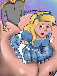 ass_bigger_than_body ass_expansion between_ass blonde_hair blue_dress cinderella_(1950_film) cinderella_(disney) disney disney_princess freckles headband prince soft_ass squeezing_butt tagme thedoubleblue