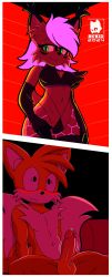 2024 age_difference anthro archie_comics artificial_intelligence balls big_penis blush canid canine duo felid feline female fox genitals hi_res hologram lynx machine male male/female mammal miles_prower moikaloop nicole_the_lynx older_female penis robot sega skwid small_breasts sonic_(series) sonic_the_hedgehog_(archie) sonic_the_hedgehog_(comics) sonic_the_hedgehog_(series) tails younger_male