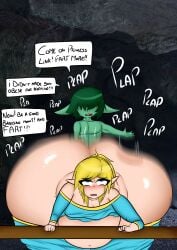 2boys ahe_gao ahegao_face bbw big_ass big_belly big_butt big_sub_small_dom blonde_hair breeding breeding_mount breeding_slave cum_in_ass elf elf_ears fart_fetish femboy gay_domination gay_sex green_body green_skin huge_ass huge_belly huge_butt inflation jun- link link_(breath_of_the_wild) male male/male male_only massive_ass massive_butt massive_thighs mounted mounting orc orc_male plap plap_(sound) pleasure pleasure_face rape raped small_but_hung small_dom_big_sub ssbbw the_legend_of_zelda yaoi