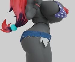 big_ass big_breasts breasts bubble_butt cleavage female furry huge_ass huge_breasts nipples oleanderin pokemon pokemon_(species) thick_thighs wide_hips zoroark