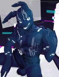 anthro balls eyes five_nights_at_freddy's five_nights_at_freddy's:_security_breach male male_only mlemondrop mxes_(fnaf) nipples pecs penis rabbit rabbit_ears rabbit_humanoid security_breach:_ruin solo