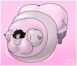 1boy ass belly bloopsyblue edm_(puffytwink) femboy huge_ass huge_belly inflation oc original_character puffytwink pufytwink