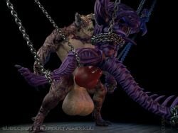 3d_(artwork) 4:3 alien alien_(franchise) anal anal_sex animated anthro balls bethesda_softworks big_balls big_muscles big_penis bondage bound chained chains deathclaw digital_media_(artwork) duo erection fallout forced genitals heavy_balls high_framerate huge_balls huge_cock hyper hyper_genitalia hyper_penis knot loop male male/male male_deathclaw_(fallout) muscular muscular_male no_humans no_sound nude penetration penis red_penis reptile rough_sex scalie sex short_playtime size_difference snakehead404 snekkuu spread_legs spreading standing tagme video vleischak xenomorph