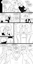 1boy 1girls anal anal_sex anus ass bisexual bisexual_fellatio bisexual_male blush both_sexes_in_same_situation breasts butt collaborative_fellatio comic cum cum_in_ass cum_in_pussy cum_inside cumshot double_fellatio english_dialogue english_text erect_while_penetrated erection fellatio female female_penetrated female_supporting_yaoi femsub foreskin gay holding_hands human human_only incest interlocked_fingers interview kissing male male/female male/male male_on_female male_on_male male_penetrated male_penetrating male_penetrating_female male_penetrating_male nobody_in_particular opposite_sex_twins penis pussy sex side_view sideboob text tongue_out twins vaginal vaginal_sex yaoi