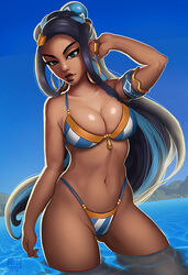 nessa (pokemon) from nintendo by monolithic-sloth