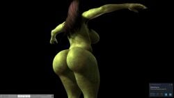 1girls 3d animated ass big_ass breasts disembodied_hands female green_skin looking_at_viewer misuzalha3d olga_(misuzalha3d) self_upload shaking shaking_butt twerking valve_index vam virtamate virtual_reality vr wip