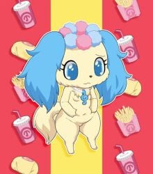 animated big_breasts box_(hajimeyou654) breasts chubby hajimeyou654 jewelpet jewelpet_(species) sanrio sapphie_(jewelpet) tagme video