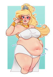 1girls 2000s artist_name bbw big_breasts blonde_hair blue_eyes bracelets breasts cartoon_network cherbit chubby_female cleavage cropped_legs eating_food eris_(billy_and_mandy) european_mythology fat_woman female female_only greek_female greek_mythology hanna-barbera holding_apple large_breasts light-skinned_female long_hair long_ponytail lower_body obese obese_female overweight overweight_female plump slightly_chubby solo stomach_bulge the_grim_adventures_of_billy_and_mandy thick_thighs warner_brothers