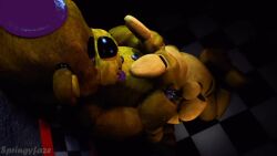 3d animated bear bunny bunny_ears five_nights_at_freddy's five_nights_at_freddy's_4 fredbear_(fnaf) gay gay_sex hand_on_head male male/male mp4 no_sound oral oral_penetration oral_sex penetration rabbit rabbit_humanoid rough rough_oral rough_sex sex spring_bonnie spring_bonnie_(fnaf) springyfaze video video_games