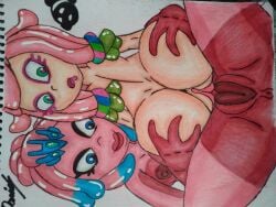 anemone bryne_(fortnite) drawing drawn fortnite harmony_(splatoon) splatoon splatoon_(series) vagina vaginal_penetration yuri