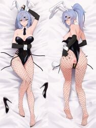 1girls absurdres anal anal_access anal_only anal_only_maebari anal_plug anus bed_sheet black_nails blue_hair breasts bunny_costume bunny_ears bunny_girl bunny_tail butt buttplug buttplug_in_ass buttplug_tail dakimakura_(medium) dakimakura_design exposed_breasts female female_focus female_only fishnet_pantyhose fishnets full_body hair_between_eyes hair_ornament hairclip heels heels_removed highres leotard leotard_aside long_hair lying maebari multiple_views nail_polish nipples no_entry_sign on_back original presenting presenting_anus presenting_ass presenting_butt presenting_hindquarters road_sign saki_(theatko) shoes shoes_removed sign spreading_anus spreading_ass spreading_own_anus spreading_own_ass the_atko thigh_gap uncensored