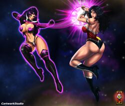 2girls amazon ass athletic athletic_female big_ass big_breasts bottom_heavy breasts bust busty carol_ferris cartworkstudio chest cleavage curvaceous curvy curvy_figure dc dc_comics demigod demigoddess diana_prince digital_drawing_(artwork) digital_media_(artwork) female female_focus fit fit_female green_lantern_(series) hero heroine hips hourglass_figure huge_ass huge_breasts justice_league large_ass large_breasts legs light-skinned_female light_skin lips mature mature_female power_ring ring slim_waist star_sapphire_(dc) star_sapphire_corps superhero superheroine themysciran thick thick_hips thick_legs thick_thighs thighs top_heavy top_heavy_breasts violet_lantern voluptuous voluptuous_female waist wide_hips wonder_woman wonder_woman_(series)