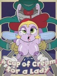 1boy 1girls 2023 2d 2d_(artwork) 2d_artwork anal anal_sex anthro arachnid big_breasts blonde_female blonde_hair blonde_hair_female breasts bug charlie_left_legs_(cuphead) clothed clothed_male clothed_male_nude_female clussy_fan cum cuphead_(game) digital_art digital_drawing_(artwork) digital_media_(artwork) duo female female/male female_penetrated furry furry_female grey_skin hat insects madcap_maddie_(cuphead) male male/female male_penetrating male_penetrating_female naked naked_female nude nude_female penetration purple_skin sex spider tagme text
