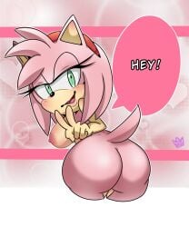 amy rose from sega by janesheep