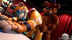 3d animated animatronic cock dick five_nights_at_freddy's five_nights_at_freddy's:_security_breach freddy_(fnaf) gay gay_domination gay_sex glamrock_freddy_(fnaf) male male/male male_only no_sound penetration sex springyfaze tagme thrusting thrusting_into_ass video