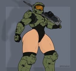 master chief from halo (game) by methados