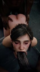 10_seconds 1girls 2boys 3d 3d_animation 9:16 all_fours alternate_version_available ambiguous_penetration animated ass balls ballsack blender blender_(software) blender_cycles blowjob blowjob_face brown_hair cheeks cock dark-skinned_male ellie_(the_last_of_us) ellie_williams female female_focus firm_ass from_behind from_behind_position grabbing grabbing_from_behind hips huge_cock large_cock large_penis looking_at_viewer male male/female male_penetrating male_penetrating_female naughty_dog nude nude_female oral oral_sex penetration penis ponytail pounding pounding_ass pov pov_eye_contact redhot sex shorter_than_10_seconds tagme tattoo tattoo_on_arm tattooed_arm testicles the_last_of_us the_last_of_us_2 threesome tied_hair vein veins veiny veiny_penis vertical_video video